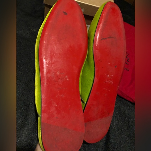 Men Christian Louboutin with Box and Bag - 11US - 44EU Velvet Loafer Mulen - Picture 2 of 4